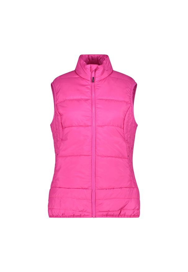 Damska kurtka bez rękawów CMP. Kolor: różowy. Długość rękawa: bez rękawów. Sport: turystyka piesza