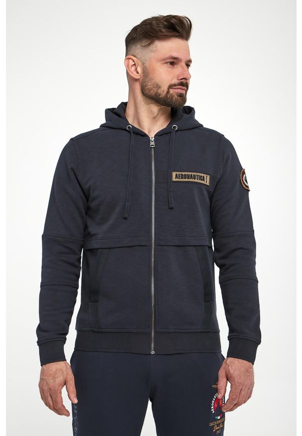 Aeronautica Militare - Bluza męska z kapturem AERONAUTICA MILITARE. Typ kołnierza: kaptur