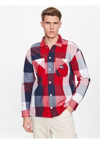 Tommy Jeans Koszula DM0DM16344 Czerwony Regular Fit. Kolor: czerwony. Materiał: bawełna