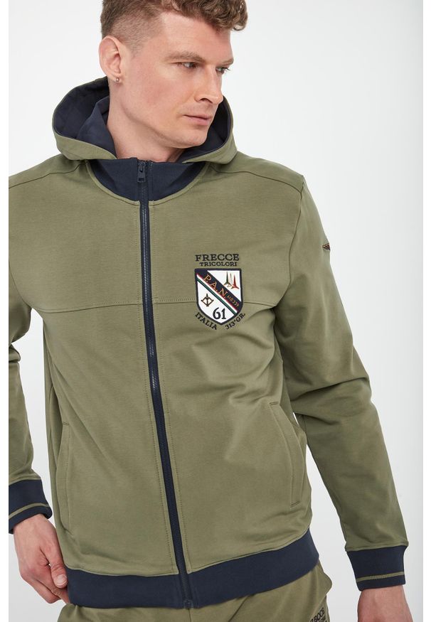 Aeronautica Militare - Bluza męska z odpinanym kapturem AERONAUTICA MILITARE