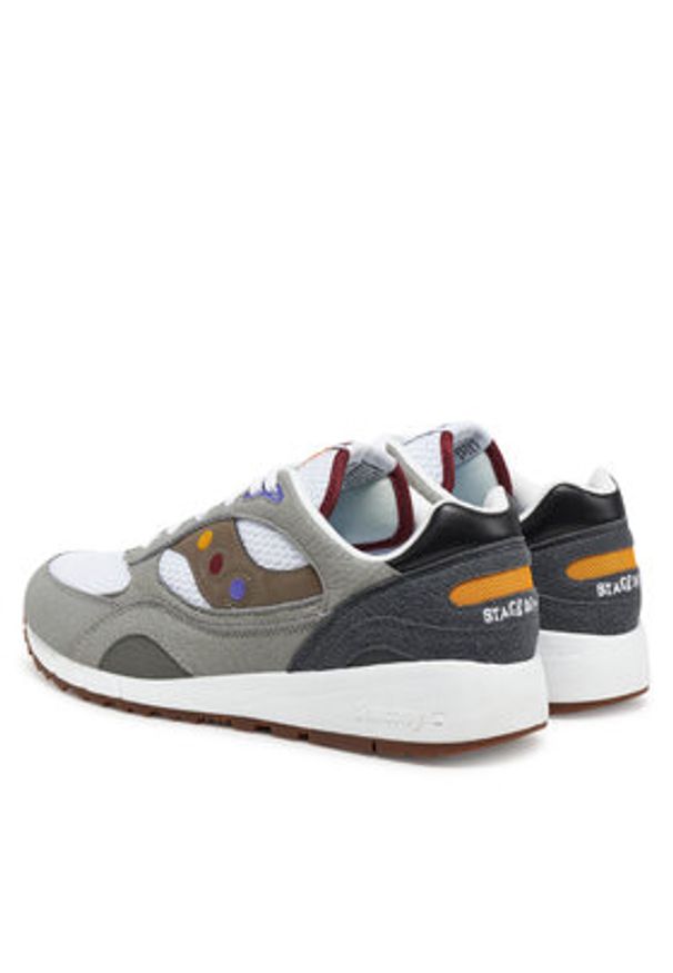 Saucony Sneakersy Shadow 6000 S70903 3 Szary. Kolor: szary. Materiał: zamsz, skóra