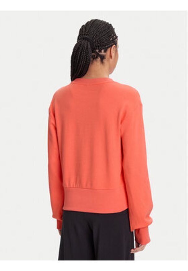 Adidas - adidas Bluza ALL SZN French Terry KD9775 Koralowy Regular Fit. Kolor: pomarańczowy. Materiał: bawełna