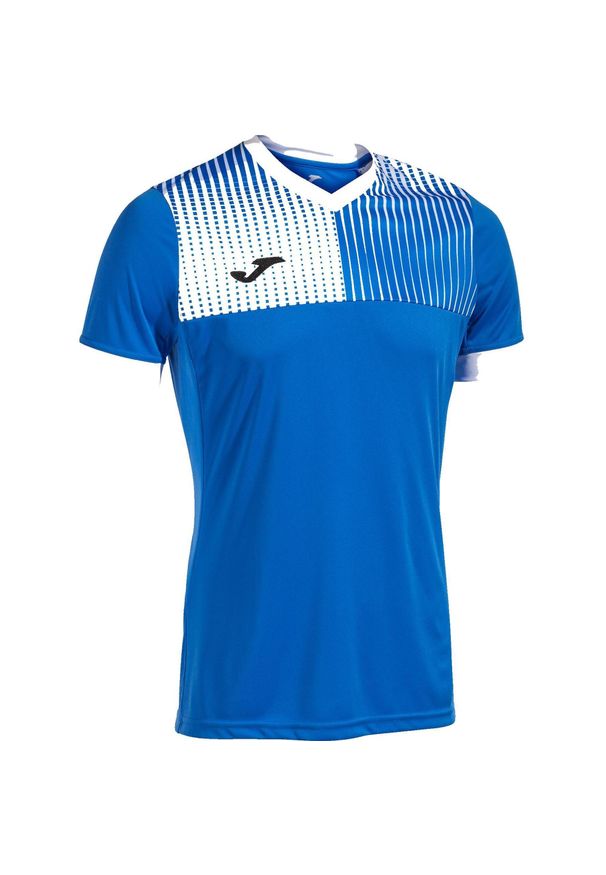 Koszulka sportowa treningowa piłkarska męska Joma Eco Supernova szybkoschnąca. Kolor: niebieski, biały, wielokolorowy. Materiał: mesh. Sport: piłka nożna
