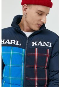 Karl Kani kurtka męska kolor granatowy zimowa oversize. Kolor: niebieski. Materiał: syntetyk. Sezon: zima #1