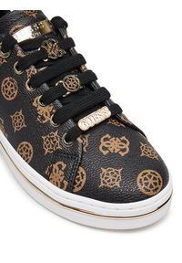 Guess Sneakersy FLPSTA FAL12 Brązowy. Kolor: brązowy. Materiał: skóra #4