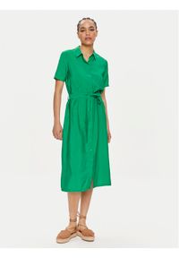 JDY Sukienka koszulowa Soul 15317408 Zielony Regular Fit. Kolor: zielony. Materiał: wiskoza. Typ sukienki: koszulowe #1