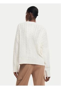 Desigual Sweter Exeter 24WWJF74 Écru Regular Fit. Materiał: bawełna #4