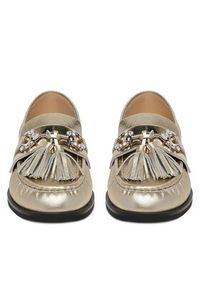 Eva Minge Lordsy PETUNIA-V1792-335-1 Złoty. Kolor: złoty. Materiał: skóra #6