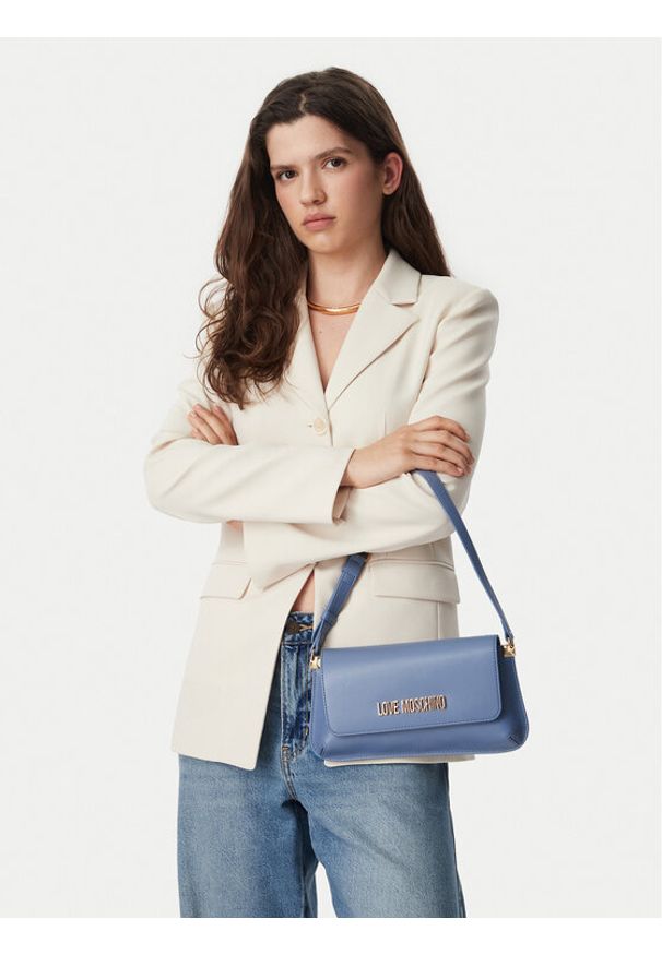 Love Moschino - LOVE MOSCHINO Torebka JC4094PP1PLD101A Szary. Kolor: szary