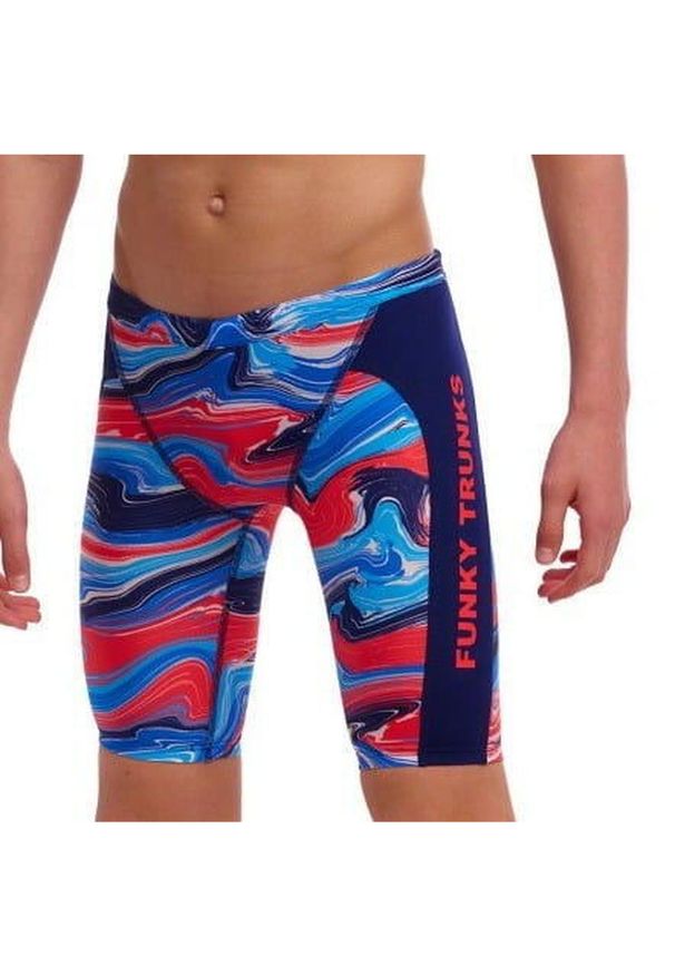 Spodenki FUNKY TRUNKS Wave Craze - jammery chłopięce. Kolor: niebieski