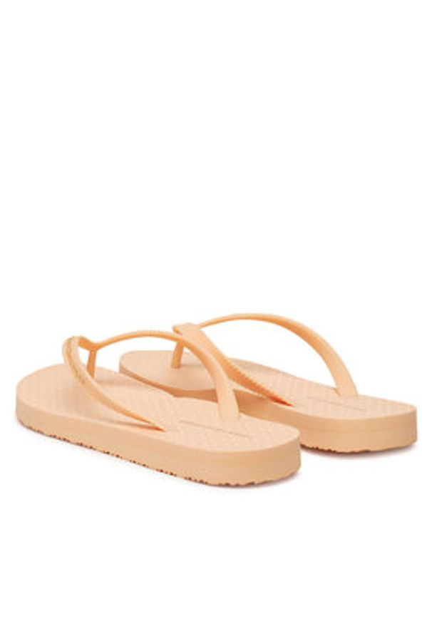 TOMMY HILFIGER - Tommy Hilfiger Japonki Hilfiger Strap Beach Sandal FW0FW08736 Pomarańczowy. Kolor: pomarańczowy. Materiał: materiał