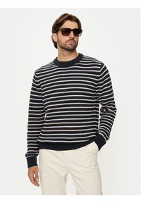 Jack & Jones - Jack&Jones Sweter Bronx 12264080 Granatowy Regular Fit. Kolor: niebieski. Materiał: syntetyk, bawełna