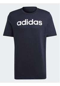 Adidas - adidas T-Shirt Essentials Single Jersey Linear Embroidered Logo T-Shirt IC9275 Niebieski Regular Fit. Kolor: niebieski. Materiał: bawełna #6