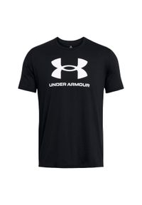 Under Armour - T-shirt Męski Logo Sportstyle. Kolor: czarny. Sport: turystyka piesza