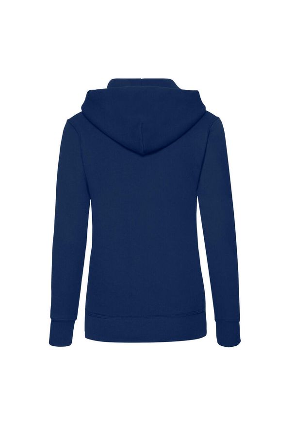 FRUIT OF THE LOOM - Bluza Damska Z Kapturem. Typ kołnierza: kaptur. Kolor: niebieski