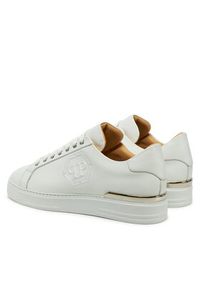 Philipp Plein - PHILIPP PLEIN Sneakersy SAES USC0692 PLE075 Biały. Kolor: biały. Materiał: skóra