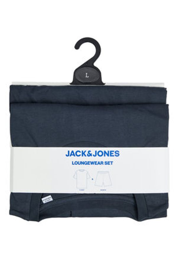 Jack & Jones - Jack&Jones Piżama Omaha 12276880 Granatowy Standard Fit. Kolor: niebieski. Materiał: syntetyk