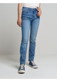 Big-Star - Spodnie jeans damskie z wysokim stanem Katrina High Waist 453. Stan: podwyższony. Kolor: niebieski #1