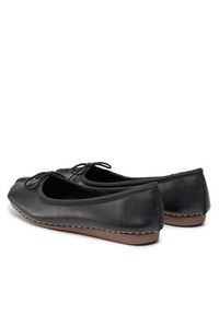 Clarks Baleriny Freckle Ice 203529294 Czarny. Kolor: czarny. Materiał: skóra #6