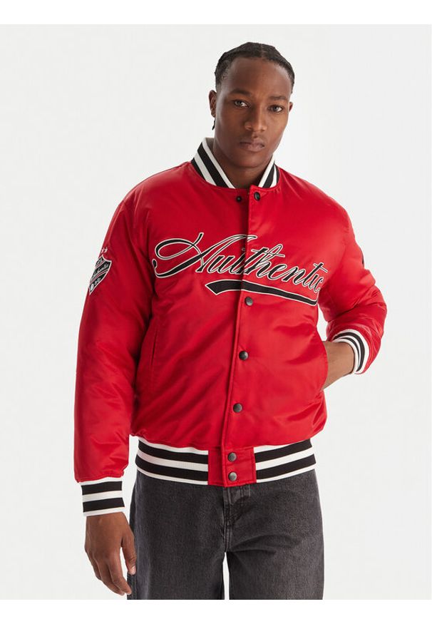 Kappa Kurtka bomber Olao 38223CW Czerwony Regular Fit. Kolor: czerwony. Materiał: syntetyk