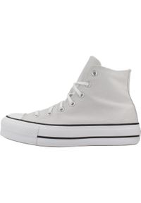 Tenisówki Converse Model Chuck Taylor All Star Lift Hi Kolor Szary. Kolor: szary. Materiał: tkanina