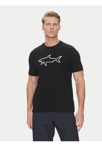 PAUL & SHARK - Paul&Shark T-Shirt 25411078 Czarny Regular Fit. Kolor: czarny. Materiał: bawełna