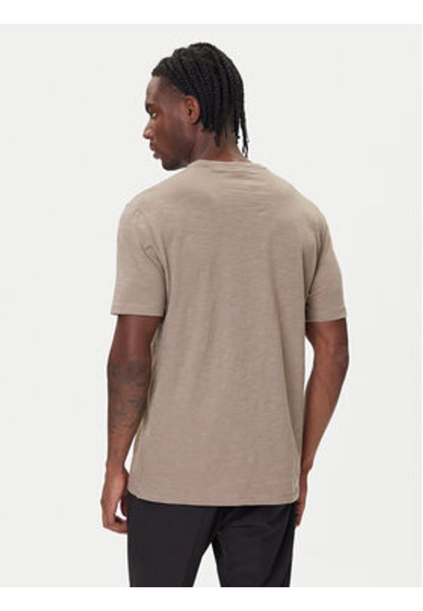 BOSS T-Shirt Tegood 50508243 Beżowy Regular Fit. Kolor: beżowy. Materiał: bawełna