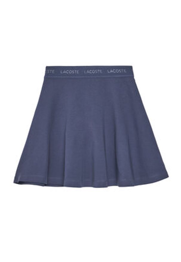 Lacoste Spódnica dresowa JJ8441 Fioletowy Regular Fit. Kolor: fioletowy. Materiał: bawełna