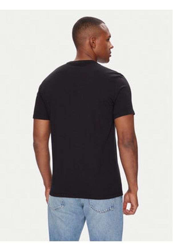 Calvin Klein Jeans T-Shirt LV04RC844G Czarny Regular Fit. Kolor: czarny. Materiał: bawełna