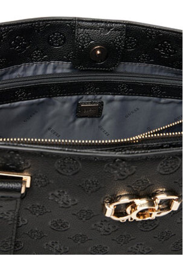 Guess Torebka Salinge Travel TWDP96 24024 Czarny. Kolor: czarny. Materiał: skórzane