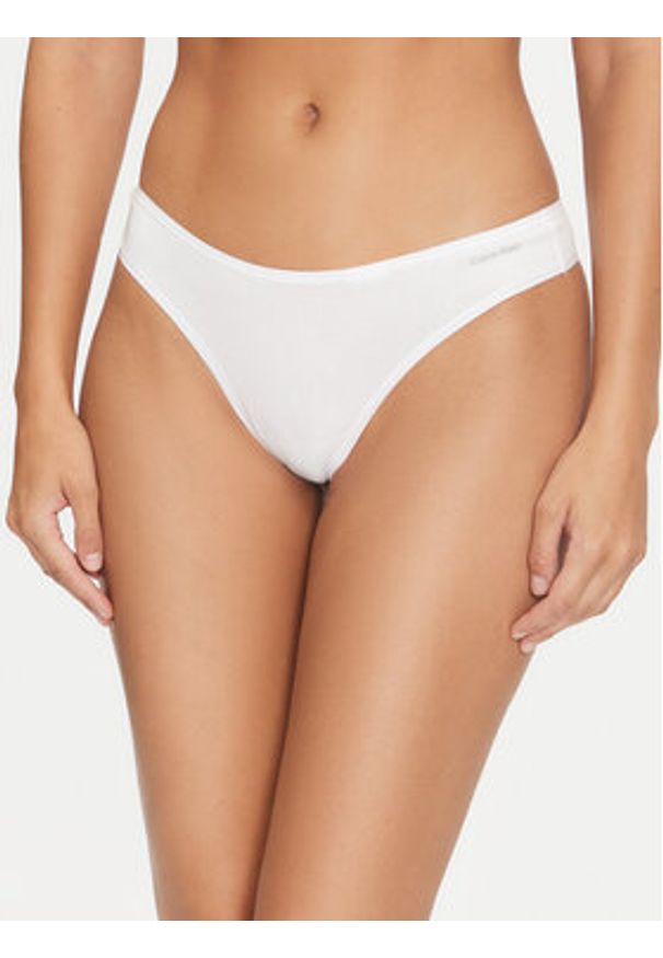 Calvin Klein Underwear Komplet 5 par stringów Thong 5Pk 000QD5250E Kolorowy. Materiał: bawełna. Wzór: kolorowy