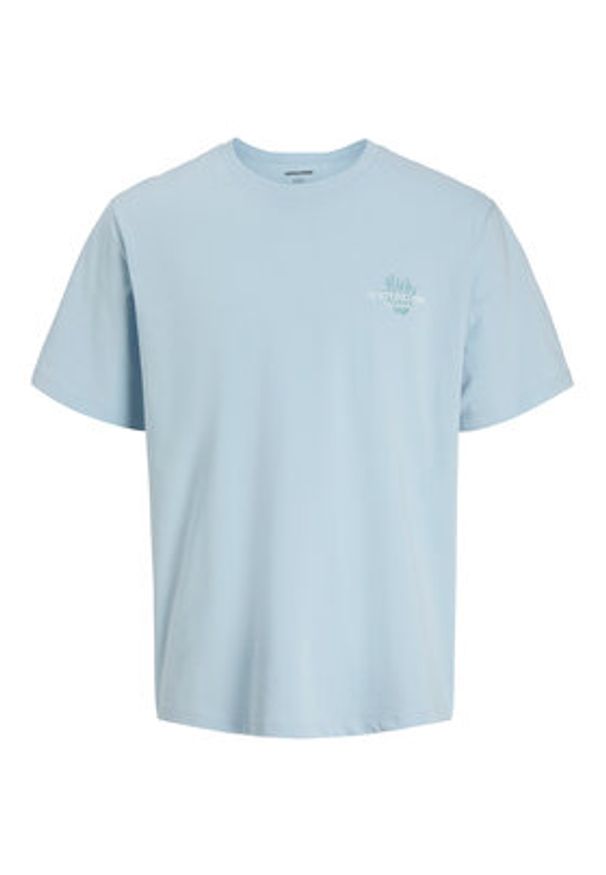 Jack & Jones T-Shirt Corals Tee 12288345 Niebieski Regular Fit. Kolor: niebieski. Materiał: bawełna
