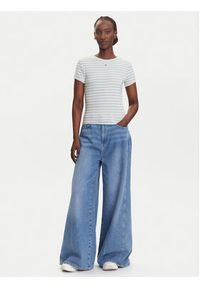 Tommy Jeans T-Shirt Essential DW0DW17383 Zielony Slim Fit. Kolor: zielony. Materiał: bawełna #2