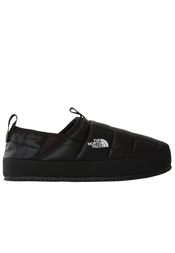 Buty The North Face Thermoball Traction II 0A39UXKY41 - czarne. Kolor: czarny. Materiał: polar, guma, puch. Szerokość cholewki: normalna. Styl: młodzieżowy