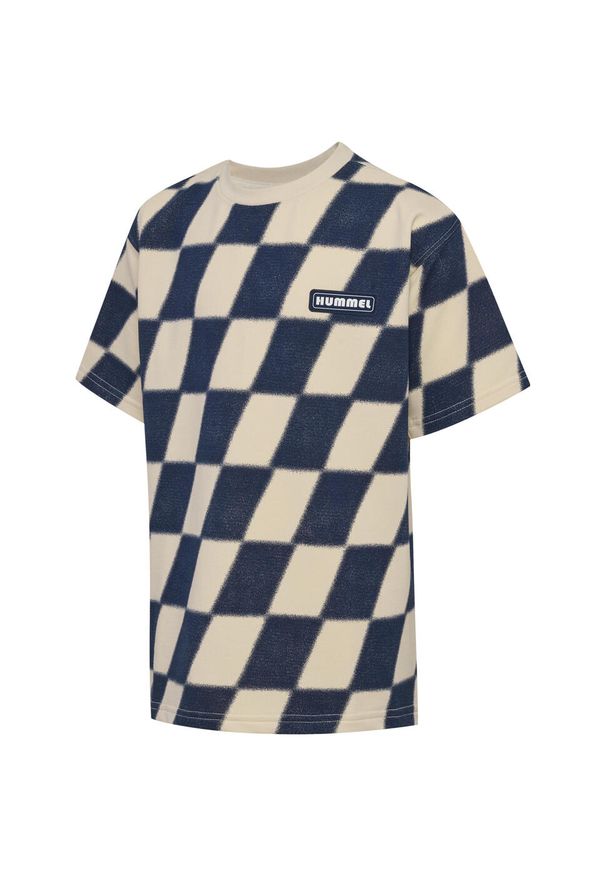 Bluza dziecięca z krótkim rękawem Hummel Pets. Kolor: beżowy. Materiał: materiał. Długość rękawa: krótki rękaw. Długość: krótkie