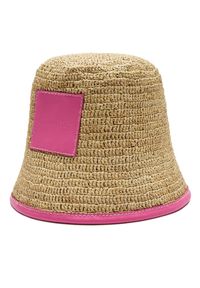 JACQUEMUS Kapelusz Cappello 245AC642 Beżowy. Kolor: beżowy. Materiał: materiał #1