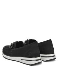 Remonte Półbuty D1G11-02 Czarny. Kolor: czarny. Materiał: skóra, zamsz #4