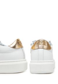 Elisabetta Franchi Sneakersy F4-A9E-0232 Biały. Kolor: biały. Materiał: skóra #3