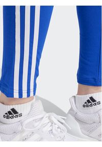 Adidas - adidas Legginsy Future Icons 3-Stripes IS3609 Niebieski Slim Fit. Kolor: niebieski. Materiał: bawełna #6