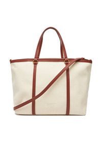 Pinko - PINKO Torebka Miranda Shopper Classic PE 25 PLTT 104714 A2G2 Beżowy. Kolor: beżowy