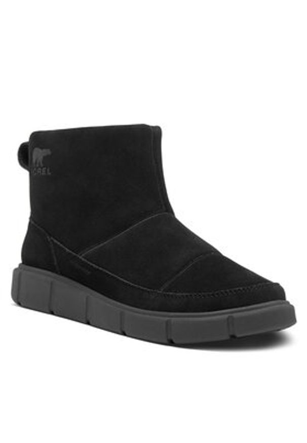sorel - Sorel Śniegowce Explorer™ III Slip-On Wp 2077971010 Czarny. Zapięcie: bez zapięcia. Kolor: czarny. Materiał: zamsz, skóra