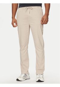 Pepe Jeans Spodnie dresowe Gymdigo Pull On Pant PM211692 Beżowy Regular Fit. Kolor: beżowy. Materiał: bawełna #1