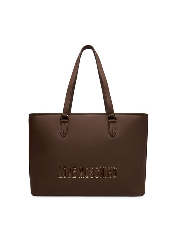 Love Moschino - Torebka LOVE MOSCHINO. Kolor: brązowy