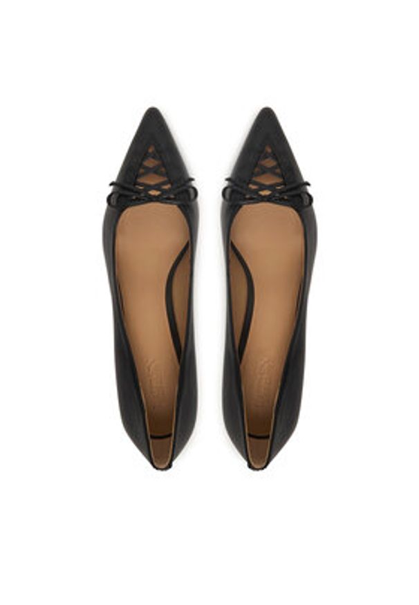 Lauren Ralph Lauren - LAUREN RALPH LAUREN Szpilki 802P06371001 Czarny. Kolor: czarny. Materiał: skóra. Obcas: na szpilce