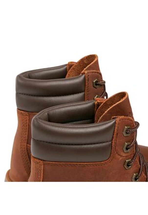 Timberland Trapery Linden Woods Wp 6 Inch TB0A156Z2421 Brązowy. Kolor: brązowy. Materiał: skóra