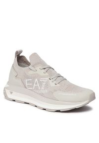 Sneakersy EA7 Emporio Armani. Kolor: srebrny