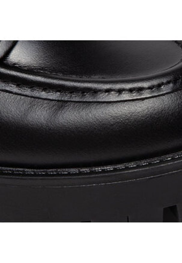 Guess Loafersy Ilary FL7ILR FAL14 Czarny. Kolor: czarny. Materiał: skóra