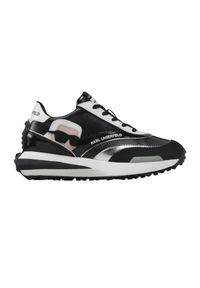 Karl Lagerfeld - KARL LAGERFELD Czarne sneakersy Zone Ikon Lo Runner, Rozmiar 40. Kolor: czarny #3