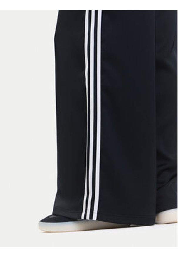 Adidas - adidas Spodnie dresowe adicolor Satin IU2520 Czarny Wide Leg. Kolor: czarny. Materiał: syntetyk