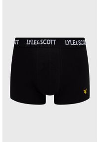 Lyle & Scott Bokserki (3-pack) kolor czarny. Kolor: czarny. Materiał: bawełna #2